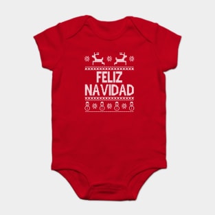 feliz navidad Baby Bodysuit